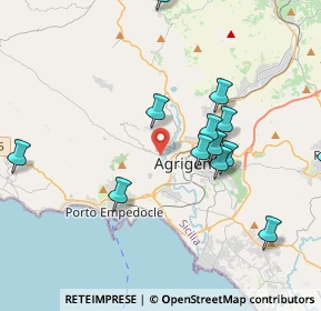 Mappa SP 2, 92100 Agrigento AG, Italia (4.55385)