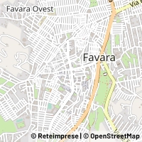 خريطة Favara