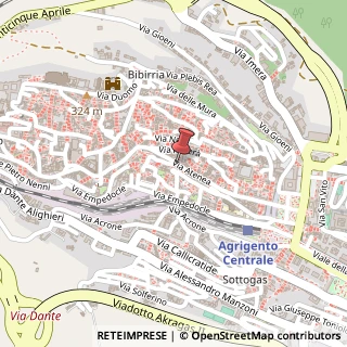 Mappa Via Atenea, 5, 92100 Agrigento, Agrigento (Sicilia)