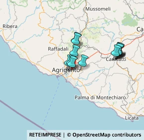 Mappa SS 640 KM.10+0, 92100 Agrigento AG, Italia (13.48571)