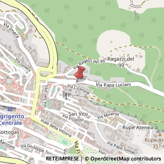 Mappa Via Papa Luciani, 33, 92100 Agrigento, Agrigento (Sicilia)