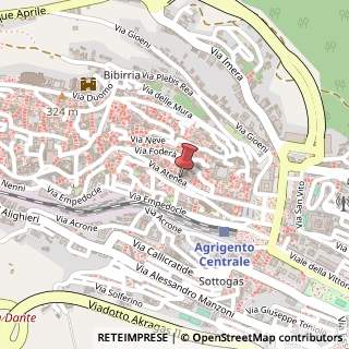 Mappa Via Atenea, 102, 92100 Agrigento, Agrigento (Sicilia)