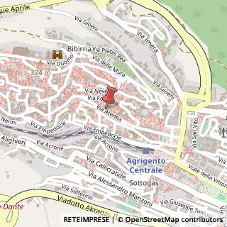 Mappa Via Atenea, 130, 92100 Agrigento, Agrigento (Sicilia)