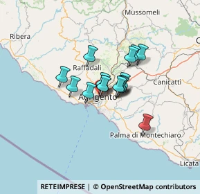 Mappa Via Orazio, 92100 Agrigento AG, Italia (8.75063)