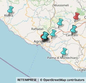 Mappa Via Orazio, 92100 Agrigento AG, Italia (13.48333)