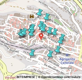 Mappa Via Bagli, 92100 Agrigento AG, Italia (0.2125)