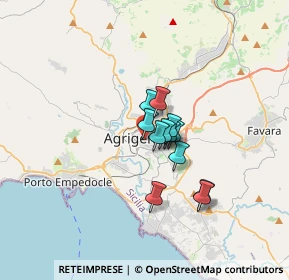 Mappa Via Bagli, 92100 Agrigento AG, Italia (2.25083)