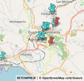 Mappa Via Bagli, 92100 Agrigento AG, Italia (1.72727)