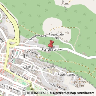 Mappa Via Papa Luciani, 134, 92100 Agrigento, Agrigento (Sicilia)