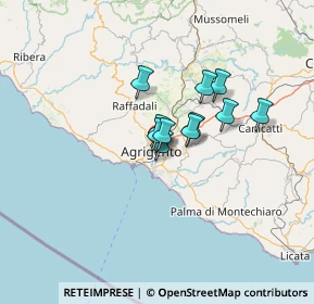 Mappa Via Alcide de Gasperi, 92100 Agrigento AG, Italia (8.96727)