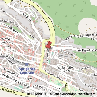 Mappa Piazza Vittorio Emanuele, 20, 92100 Agrigento, Agrigento (Sicilia)