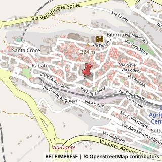 Mappa Piazza Luigi Pirandello, 173, 92100 Agrigento, Agrigento (Sicilia)