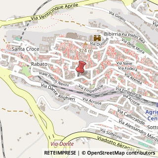 Mappa Piazza Luigi Pirandello,  4, 92100 Agrigento, Agrigento (Sicilia)