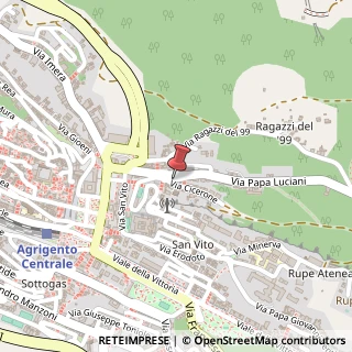 Mappa Via Cicerone, 56, 92100 Agrigento, Agrigento (Sicilia)