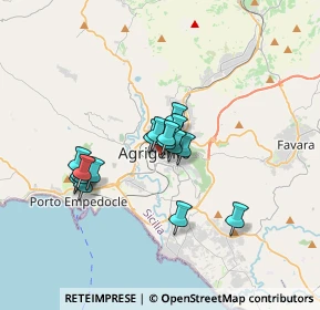Mappa Via Vullo, 92100 Agrigento AG, Italia (2.815)