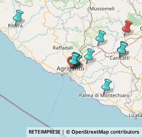 Mappa Via Vullo, 92100 Agrigento AG, Italia (13.78583)