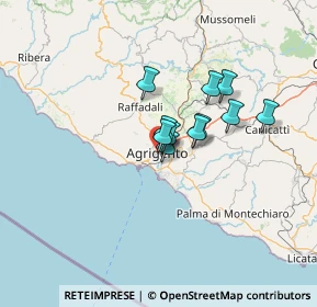 Mappa Via Vullo, 92100 Agrigento AG, Italia (9.36636)
