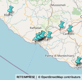 Mappa Via Porcello, 92100 Agrigento AG, Italia (15.43091)