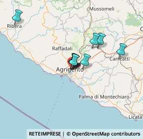 Mappa Via Porcello, 92100 Agrigento AG, Italia (22.7405)