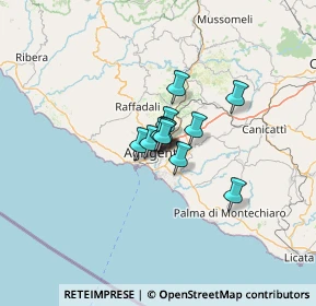 Mappa Via Porcello, 92100 Agrigento AG, Italia (6.36083)