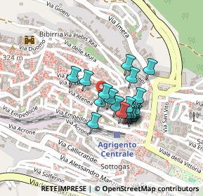 Mappa Via Porcello, 92100 Agrigento AG, Italia (0.1685)