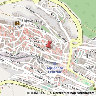 Mappa Via Celauro, 18, 92100 Agrigento, Agrigento (Sicilia)