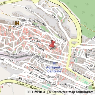 Mappa Via Porcello, 18, 92100 Agrigento, Agrigento (Sicilia)