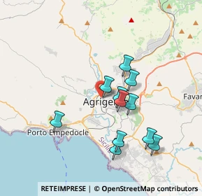 Mappa Via Giovanni Volpe, 92100 Agrigento AG, Italia (3.60818)