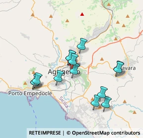Mappa Via della Libertà, 92100 Agrigento AG, Italia (3.71929)