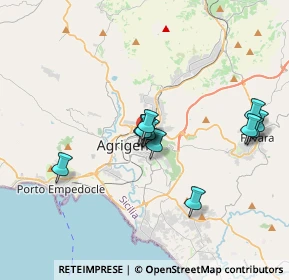Mappa Via della Libertà, 92100 Agrigento AG, Italia (3.86077)