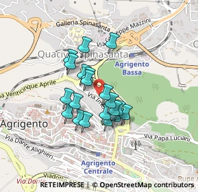 Mappa Via Ruggero Settimo, 92100 Agrigento AG, Italia (0.3555)