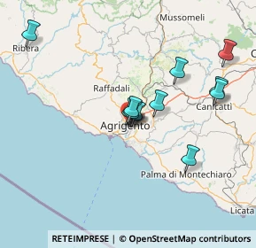 Mappa Via Ruggero Settimo, 92100 Agrigento AG, Italia (13.49167)