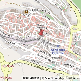 Mappa Via Empedocle, 93, 92100 Agrigento, Agrigento (Sicilia)