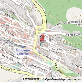 Mappa Via Alcide de Gasperi, 18bis, 92100 Agrigento, Agrigento (Sicilia)