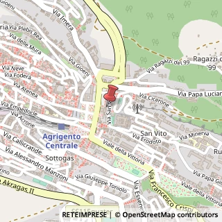 Mappa Via San Vito,  19, 92100 Agrigento, Agrigento (Sicilia)