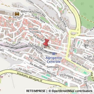 Mappa Piazza Pirro Marconi, 17, 92100 Agrigento, Agrigento (Sicilia)