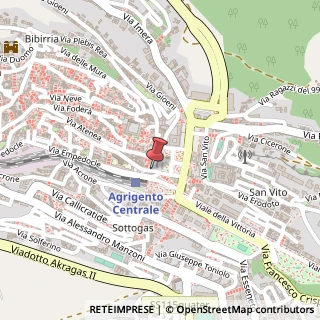 Mappa Via Cesare Battisti, 20, 92100 Agrigento, Agrigento (Sicilia)