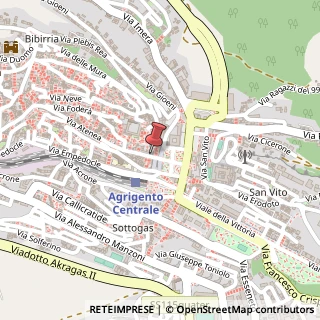 Mappa Via Atenea, 10, 92100 Agrigento, Agrigento (Sicilia)