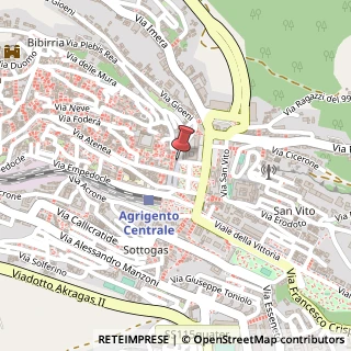 Mappa Via Gioeni, 25, 92100 Agrigento, Agrigento (Sicilia)