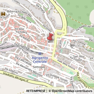 Mappa Via Gioeni, 14, 92100 Agrigento, Agrigento (Sicilia)