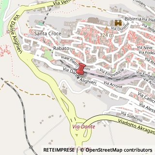 Mappa Via Dante Alighieri, 150, 92100 Agrigento, Agrigento (Sicilia)