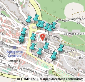 Mappa Via S. Vito, 92100 Agrigento AG, Italia (0.2205)