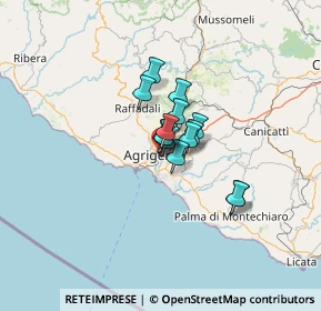 Mappa Via S. Vito, 92100 Agrigento AG, Italia (7.54857)