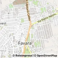 Mapa Favara