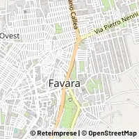 Kaart Favara