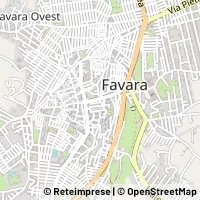 Mapa Favara