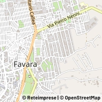 Karte Favara