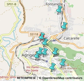 Mappa QUADRIVIO, 92100 Agrigento AG, Italia (1.06818)