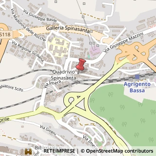 Mappa Via Pier Santi Mattarella, 18, 92100 Agrigento, Agrigento (Sicilia)