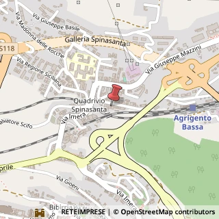 Mappa Via Pier Santi Mattarella, 20, 92100 Agrigento, Agrigento (Sicilia)
